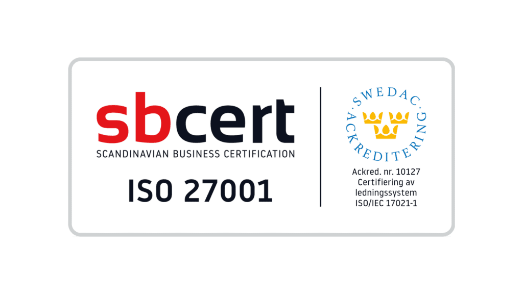 NorthTracker shows proof that they are now certified to ISO 27001